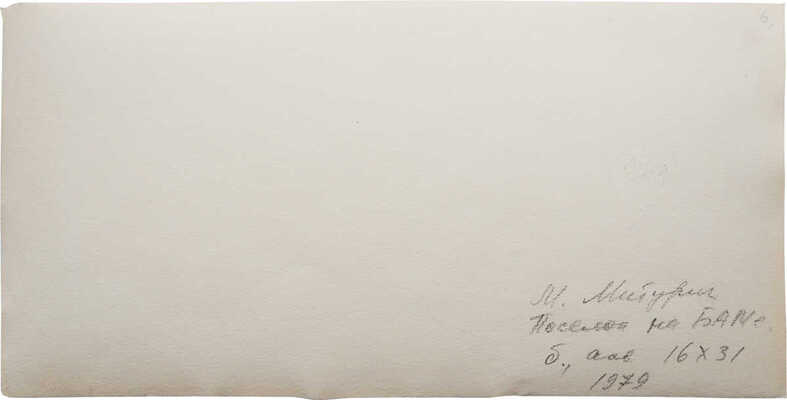 Митурич-Хлебников Май Петрович. Поселок на Баме